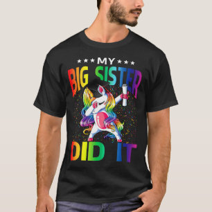Mijn grote zuster deed het Afstuderen Afgestudeerd T-shirt