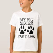 Mijn grote zuster heeft pokken t-shirt (Voorkant)