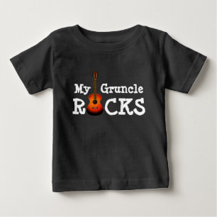 "Mijn Gruncle Rocks!" Baby T-Shirt