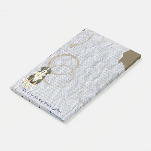 Mijn GSMD Ate mijn Lesson Plan Post-it® Notes (Schuin)