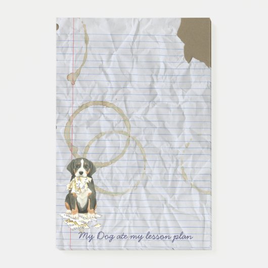 Mijn GSMD Ate mijn Lesson Plan Post-it® Notes (Voorkant)