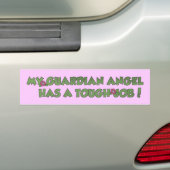 Mijn Guardian Angel Bumpersticker (Op auto)