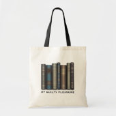 Mijn Guilty Pleasure Book Lover Canvas tas (Voorkant)