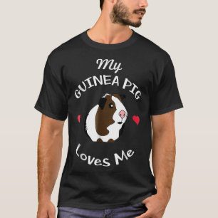 Mijn Guinee houdt van Cute en Funny Guinee Pig T T-shirt