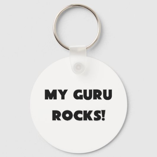 MIJN Guru ROCKS! Sleutelhanger (Voorkant)