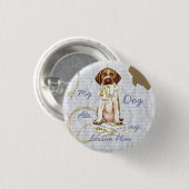 Mijn GWP Ate Mijn Lesson Plan Pinback Button (Voorkant /achterkant)