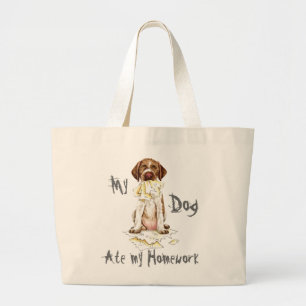 Mijn GWP Ate Mijn thuiswerk Grote Canvas tas