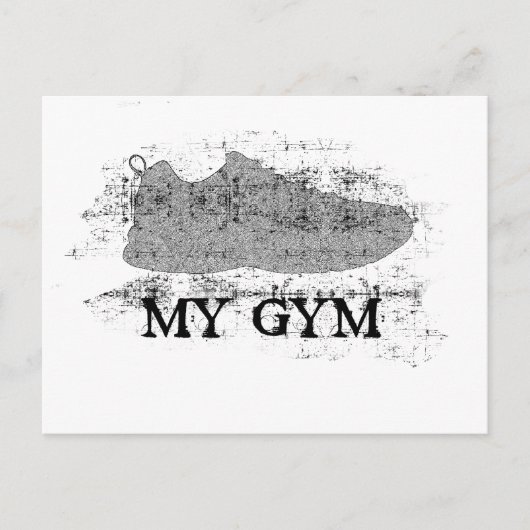 Mijn gym briefkaart (Voorkant)