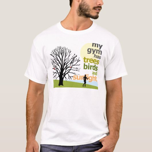 Mijn gym heeft bomen t-shirt (Voorkant)