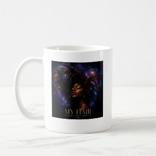 Mijn haar heeft zijn eigen zwaartekracht Kosmische Koffiemok