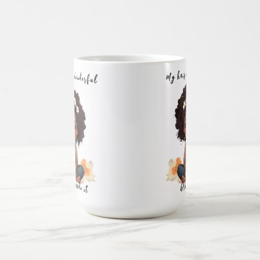 Mijn haar is een prachtige Mok (Center)