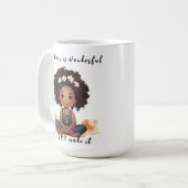 Mijn haar is een prachtige Mok (Voorkant links)