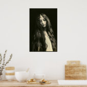 Mijn haar is erg lang poster (Keuken)