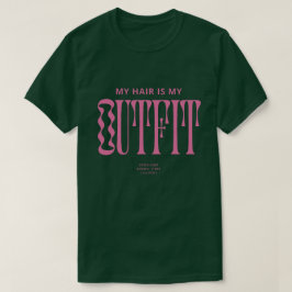 "Mijn haar is mijn outfit" Haar Liefde Grafische T T-shirt
