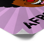 Mijn haar tart de wet van de zwaartekracht en astr poster (Hoek)