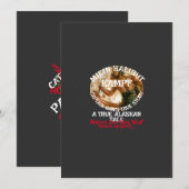 Mijn Halibut Kampf een Echte Alaskaanse Vertelling Kaart (Voorkant / Achterkant)