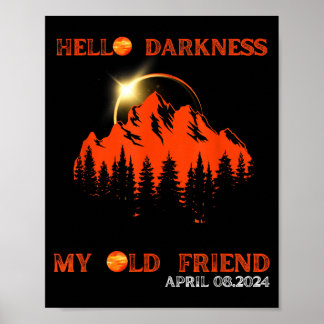Mijn Hallo Duisternis Vriend Zonsverduistering Poster