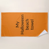 mijn Halloween badhanddoek (Voorkant)