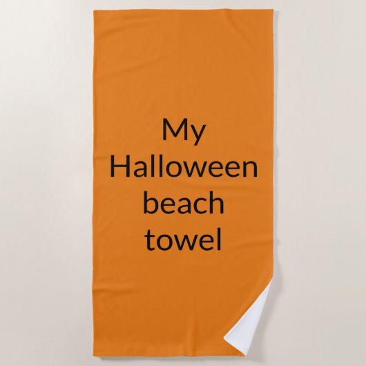 mijn Halloween badhanddoek (Voorkant)
