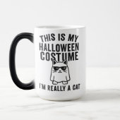 Mijn Halloween kostuum: echt een kat Magische Mok (Links)