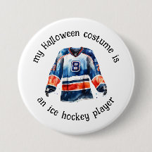 Mijn Halloween kostuum is een hockeyspeler, grappi