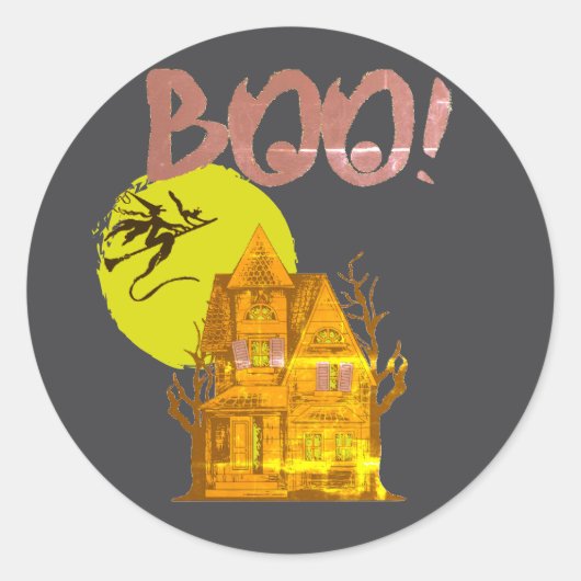 Mijn Halloween  Ronde Sticker (Voorkant)