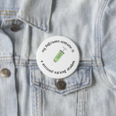 Mijn Halloweenkostuum is een verpleegkundestudent, Ronde Button 7,6 Cm (In situ)