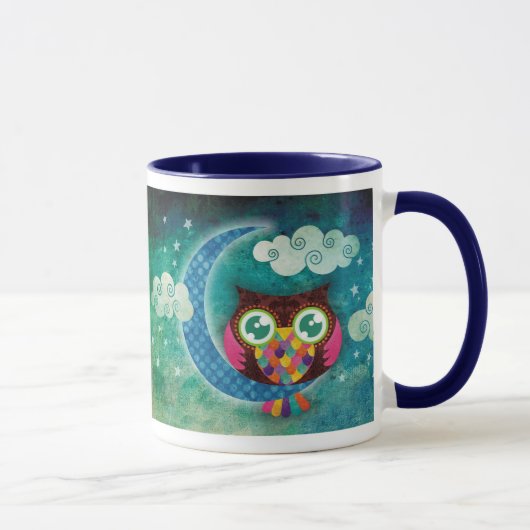 Mijn Halvemaanuil Mug Mok (Rechts)