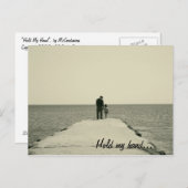 Mijn hand Briefkaart vasthouden (Voorkant / Achterkant)