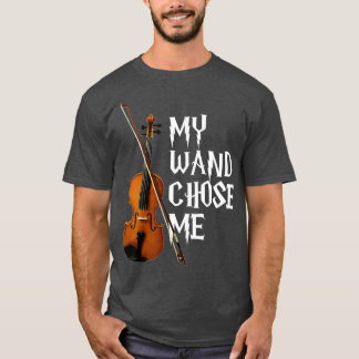 Mijn hand koos me Violin Violinist Gift T-shirt