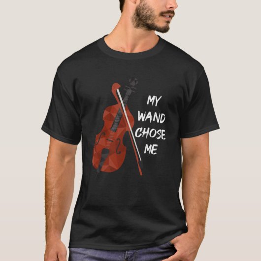 Mijn hand koos me Violin Violinist Orchestra T-shirt (Voorkant)
