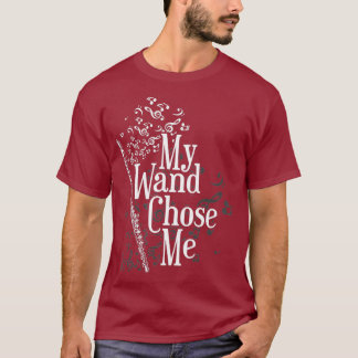 Mijn hand koos voor me Flutist Gifts Music Flute T-shirt