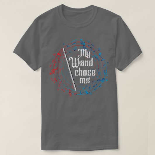 Mijn hand verkoos me Flute 1 T-shirt (Design voorkant)