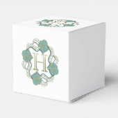 Mijn handtekening met de letter H Bedankdoosjes (Achterkant)