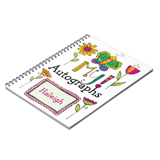 Mijn handtekeningenboek - SRF Notitieboek (Linkerzijde)