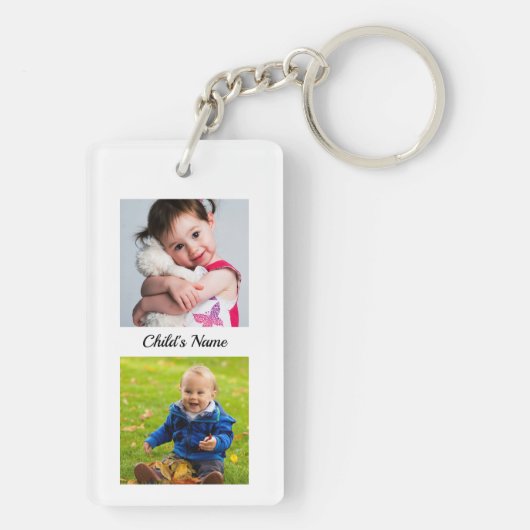 Mijn handvader gedicht van Toddler PHOTO Gift Sleutelhanger (achterkant)