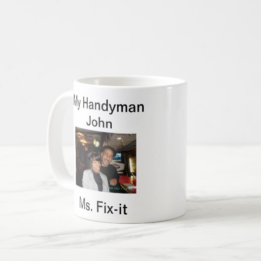 Mijn handyman John Coffee Cup Koffiemok (Voorkant links)