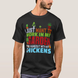 Mijn Hangout Garden Mijn kippen T-shirt