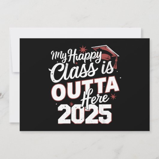 Mijn Happy Class is hier uit 2025 senior Afstudere Kaart (Voorkant)