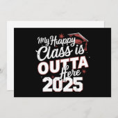 Mijn Happy Class is hier uit 2025 senior Afstudere Kaart (Voorkant / Achterkant)