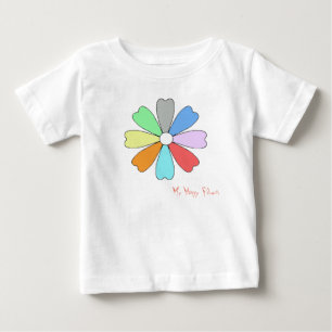 Mijn Happy Flower Peuter Raffle T-shirt