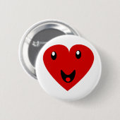 Mijn Happy Heart Ronde Button 5,7 Cm (Voorkant /achterkant)