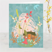 Mijn Happy Plac Kaart (Gele Bloem)