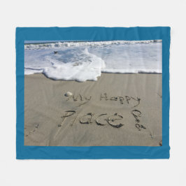 Mijn Happy Place Fleece Deken