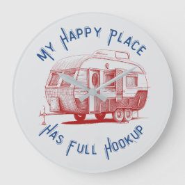 Mijn Happy Place heeft een volledige hook-up klok