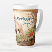 Mijn Happy Place Latte Mok (Rechterhoek)