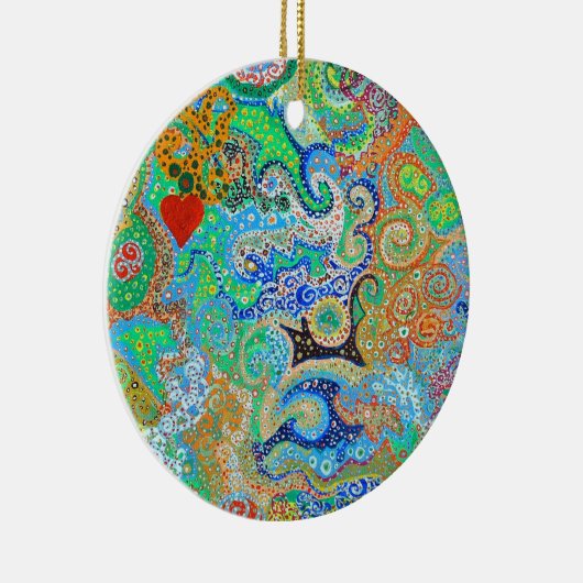 Mijn Happy Place Ornament van baird duschatko (Rechts)