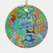 Mijn Happy Place Ornament van baird duschatko (Voorkant)