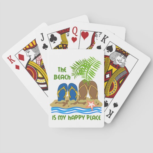 Mijn Happy Place Pokerkaarten (Achterkant)