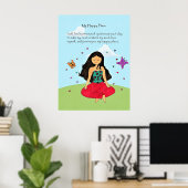 Mijn Happy Place Poster (Thuiskantoor)